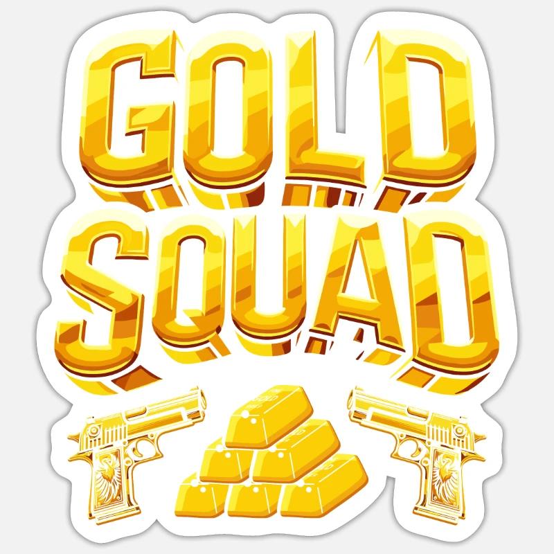 Goldsmith Squad - Sticker size S (10 x 10 cm) - white matte