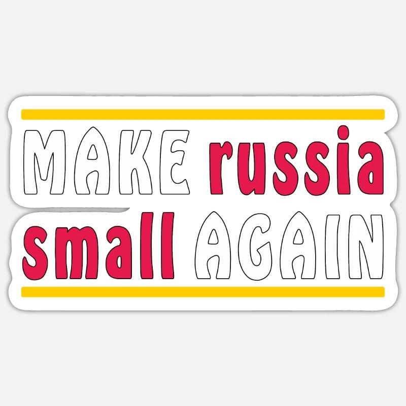 REDONNER À LA RUSSIE SA TAILLE Sticker taille S (10 x 10 cm)