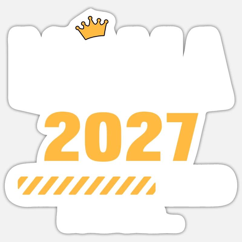 Mama 2027 Loading - Sticker size S (10 x 10 cm) - white matte