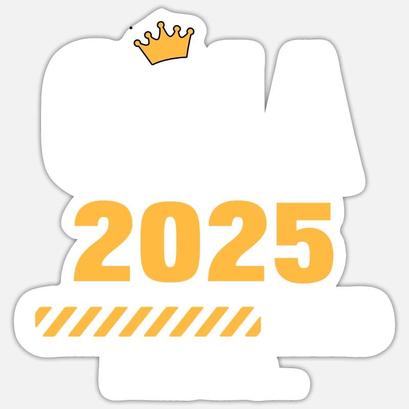 Oma 2025 Loading Sticker Größe S (10 x 10 cm)