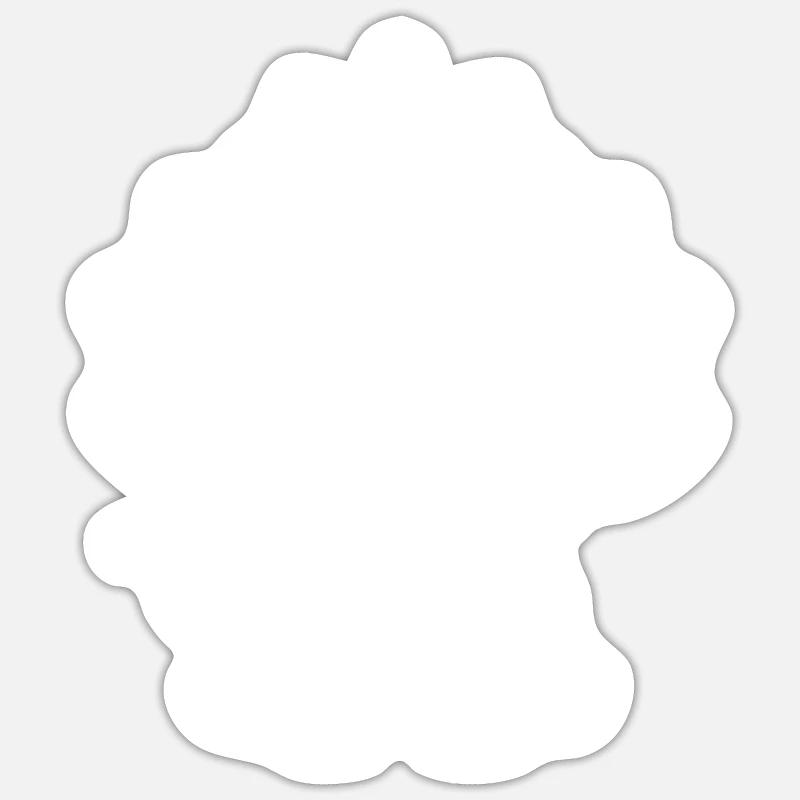 Triceratops - Sticker Größe S (10 x 10 cm) - Mattweiß