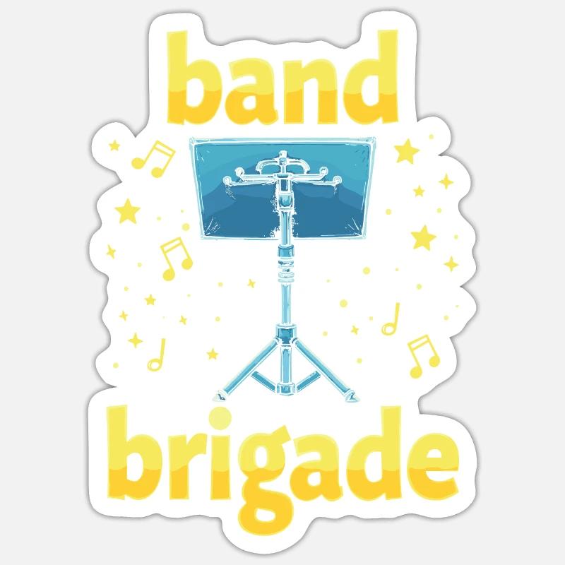 Équipe de direction de groupe - Sticker taille S (10 x 10 cm) - blanc mat