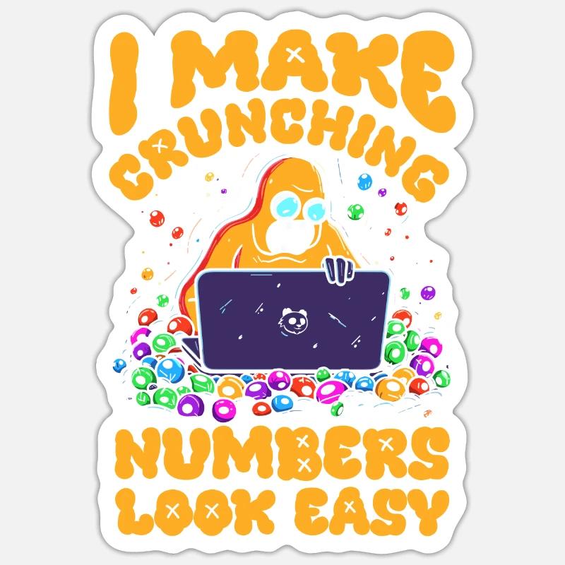 Data Science Data Analyst - Sticker Größe S (10 x 10 cm) - Mattweiß