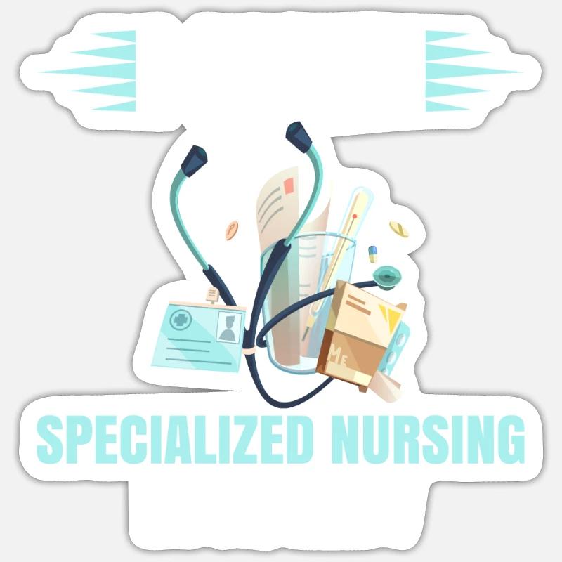 Fachkrankenschwester Sticker Größe S (10 x 10 cm)