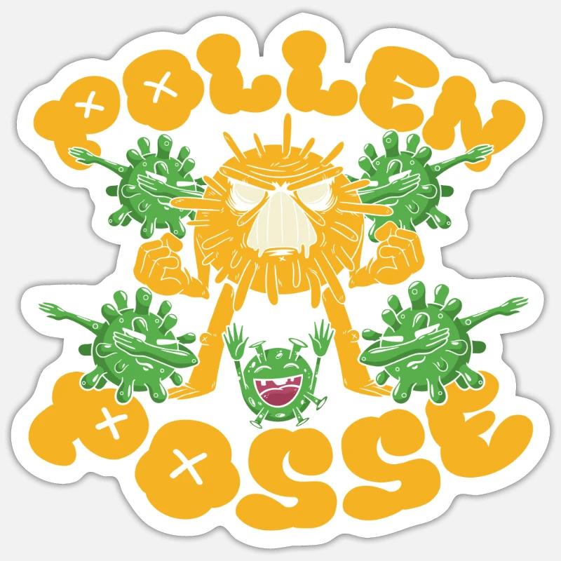 Allergist Team - Sticker size S (10 x 10 cm) - white matte