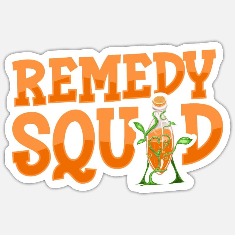 Homeopath Cadre - Sticker size S (10 x 10 cm) - white matte