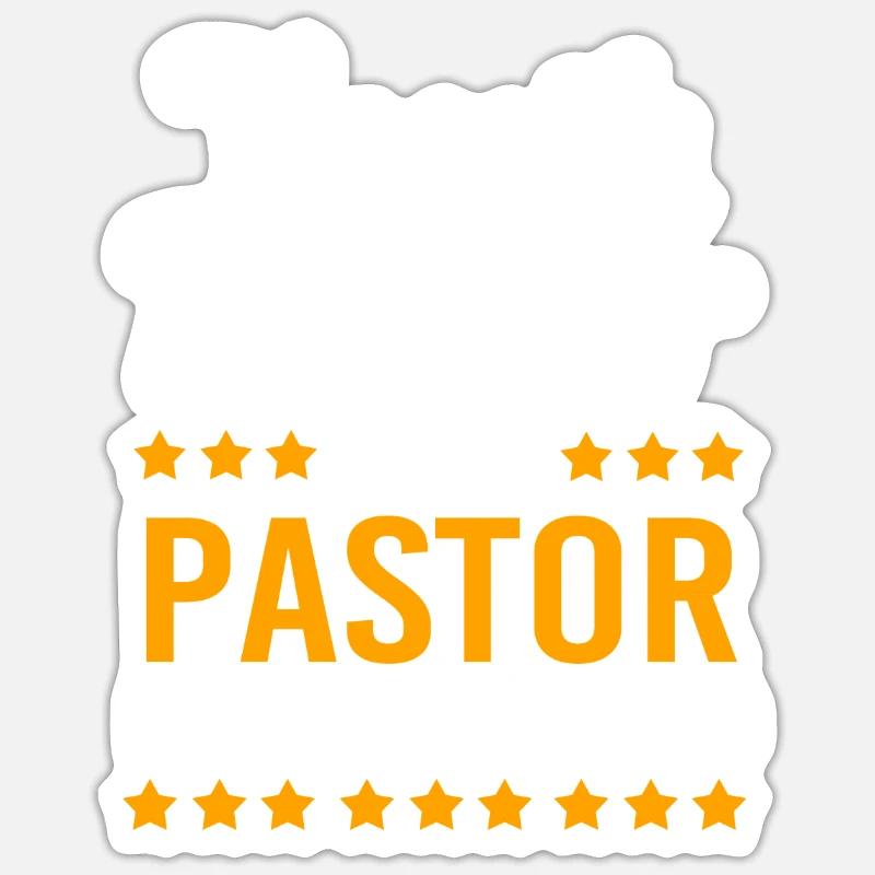 Pasteur des jeunes - Sticker taille S (10 x 10 cm) - blanc mat