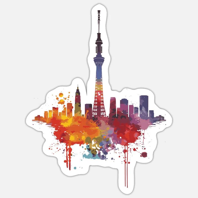 Sōka - Sticker taille S (10 x 10 cm) - blanc mat