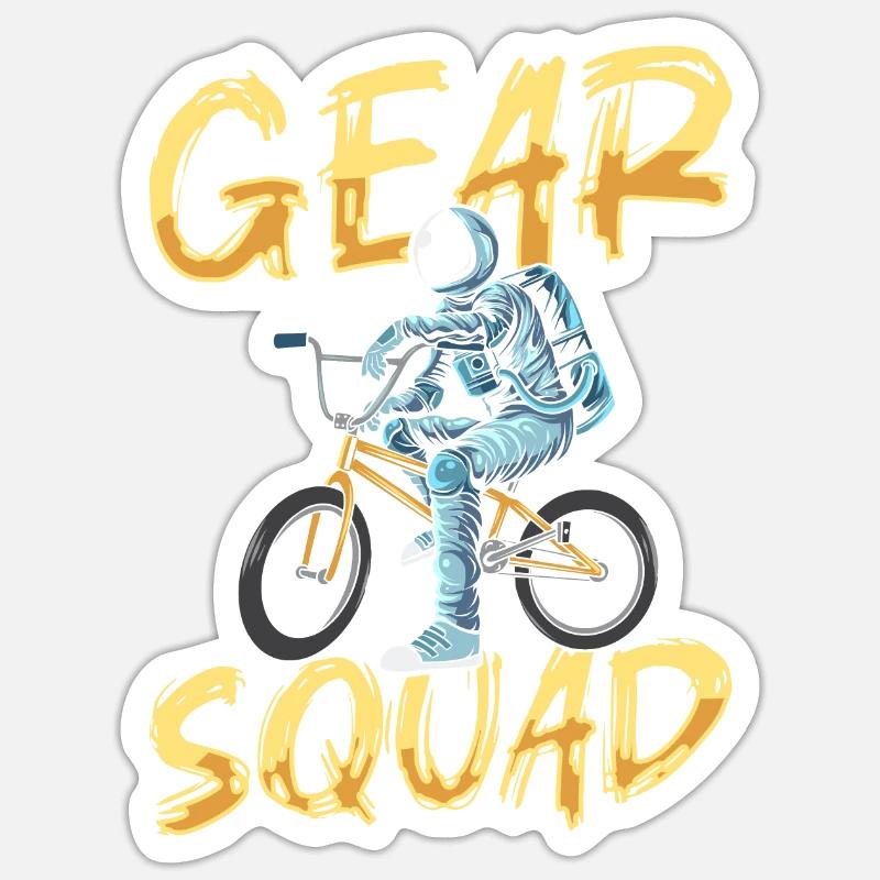 Bicycle Mechanic Squad Sticker size S (10 x 10 cm)