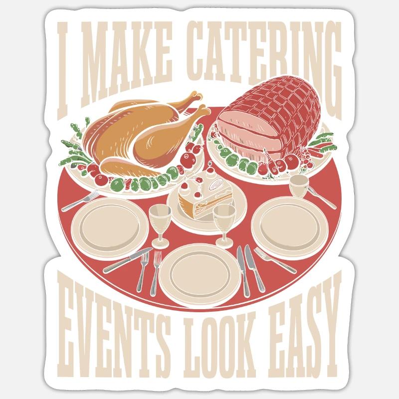 Caterer Sticker Größe S (10 x 10 cm)