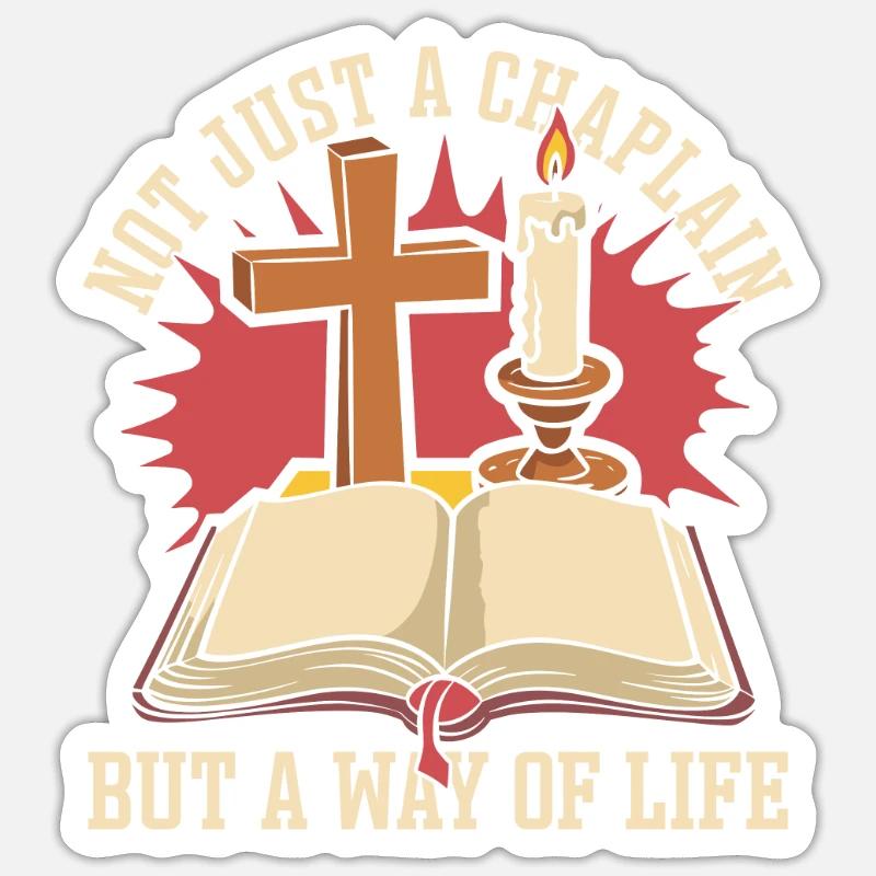 Chaplain Sticker size S (10 x 10 cm)