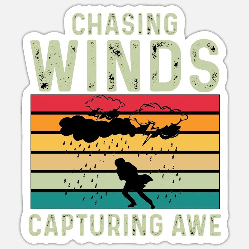 Chasse aux tempêtes : Murmure à l’oreille du vent Sticker taille S (10 x 10 cm)