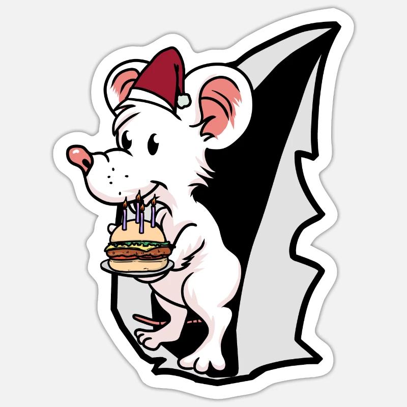 Sticker størrelse S (10 x 10 cm) - 