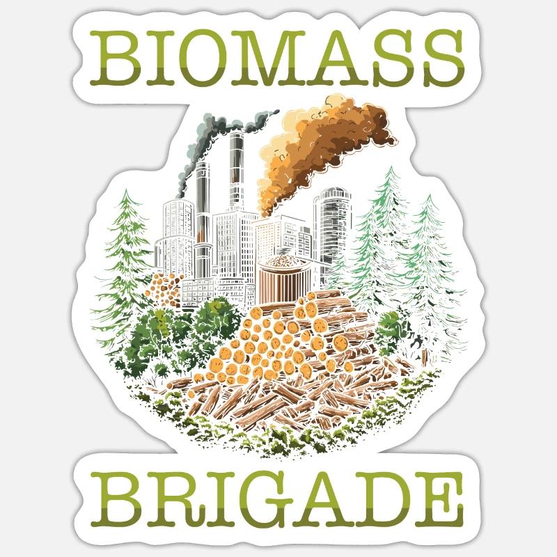 Équipe de techniciens en biomasse Sticker taille S (10 x 10 cm)