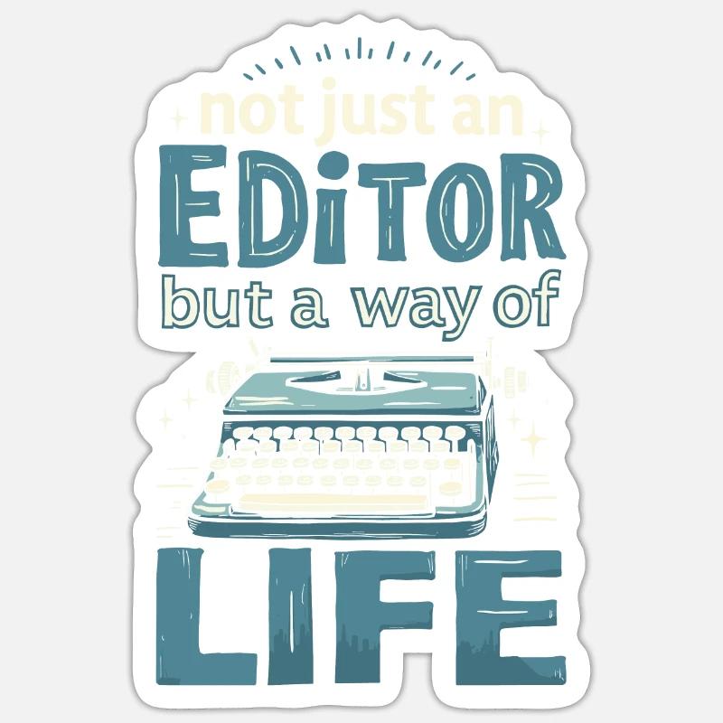 Editor Sticker size S (10 x 10 cm)