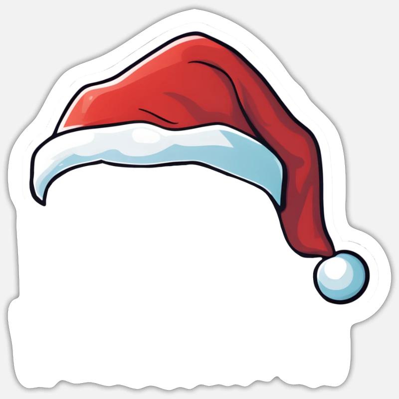 Joyeux Noël - Sticker taille S (10 x 10 cm) - blanc mat