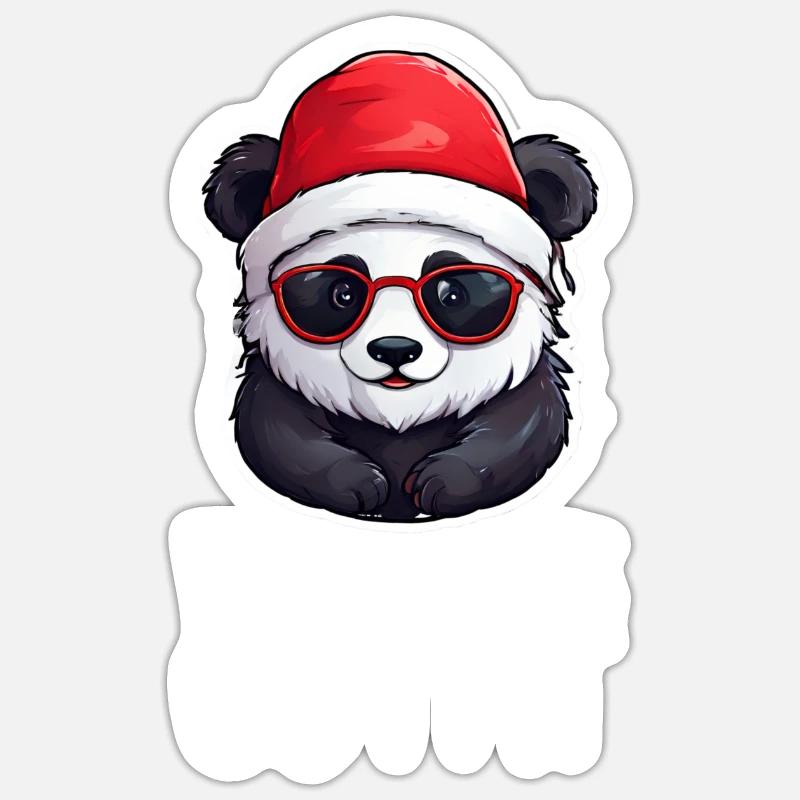 Panda - Sticker size S (10 x 10 cm) - white matte