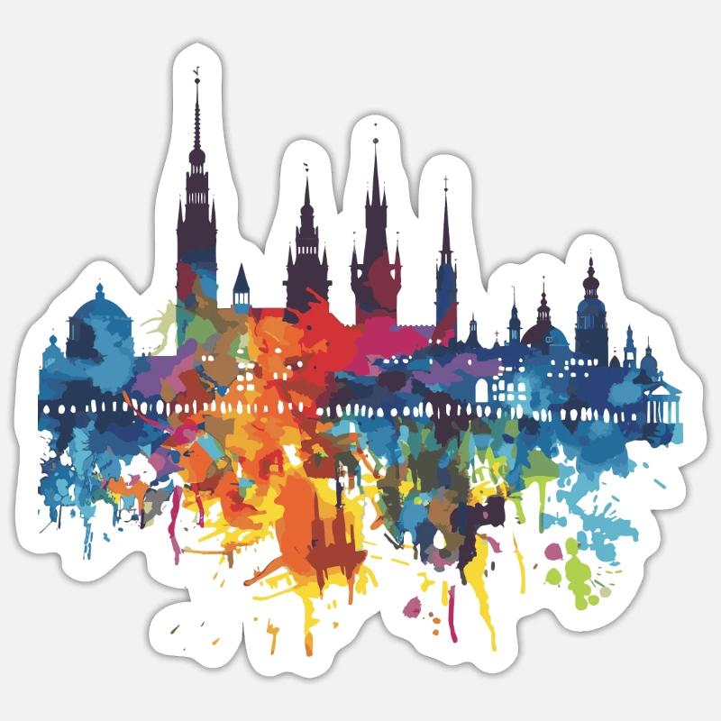 Sticker Größe S (10 x 10 cm) - 