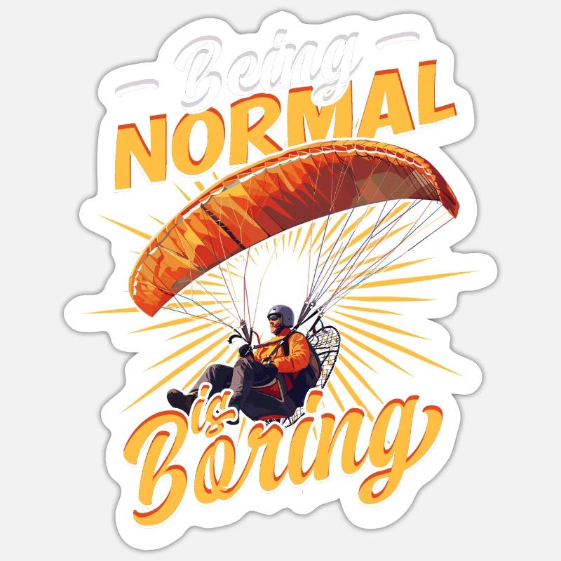 Paramoteur paramoteur Sticker taille S (10 x 10 cm)