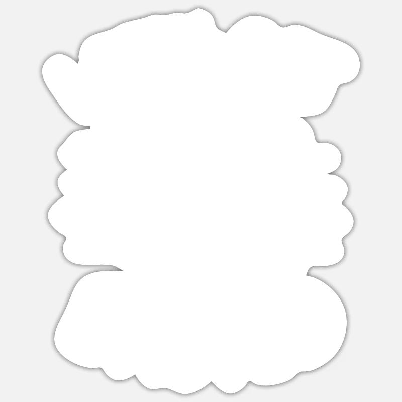 Let’s Get Basted - Sticker size S (10 x 10 cm) - white matte