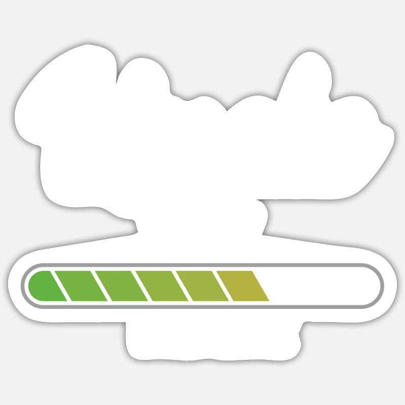 Uncle Loading 2027 - Sticker Größe S (10 x 10 cm) - Mattweiß