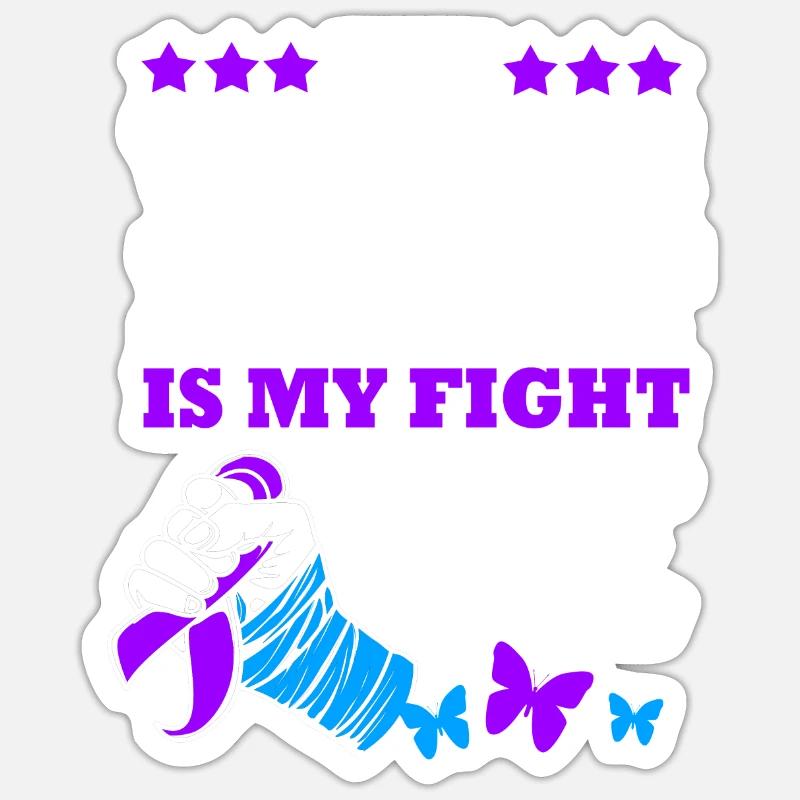 Rheuma Arthritis - Sticker Größe S (10 x 10 cm) - Mattweiß