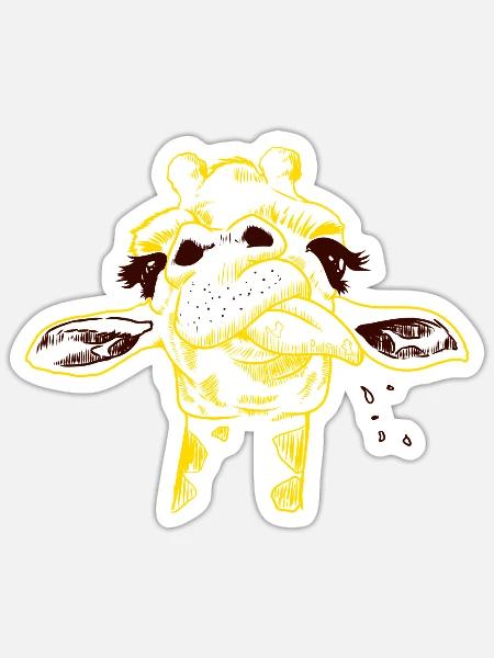 - Sticker Größe S (10 x 10 cm) - Mattweiß