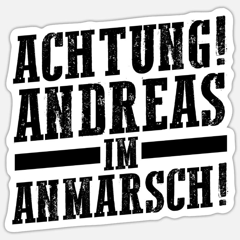First name Andreas Sticker size S (10 x 10 cm)