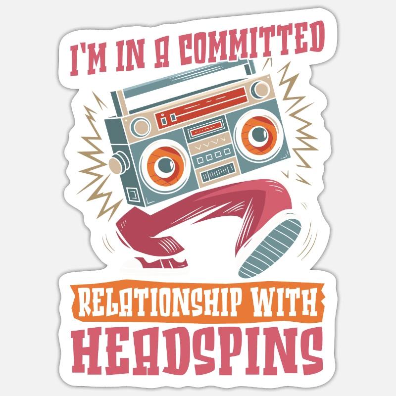 Breakdance Breakdancer Breakdancing Sticker taille S (10 x 10 cm)