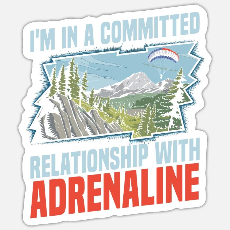 Base Jumping Sticker size S (10 x 10 cm)