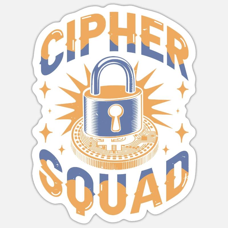Cryptographer Squad Sticker size S (10 x 10 cm)