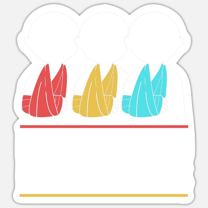 Broken Arm Bone Fracture - Sticker size S (10 x 10 cm) - white matte