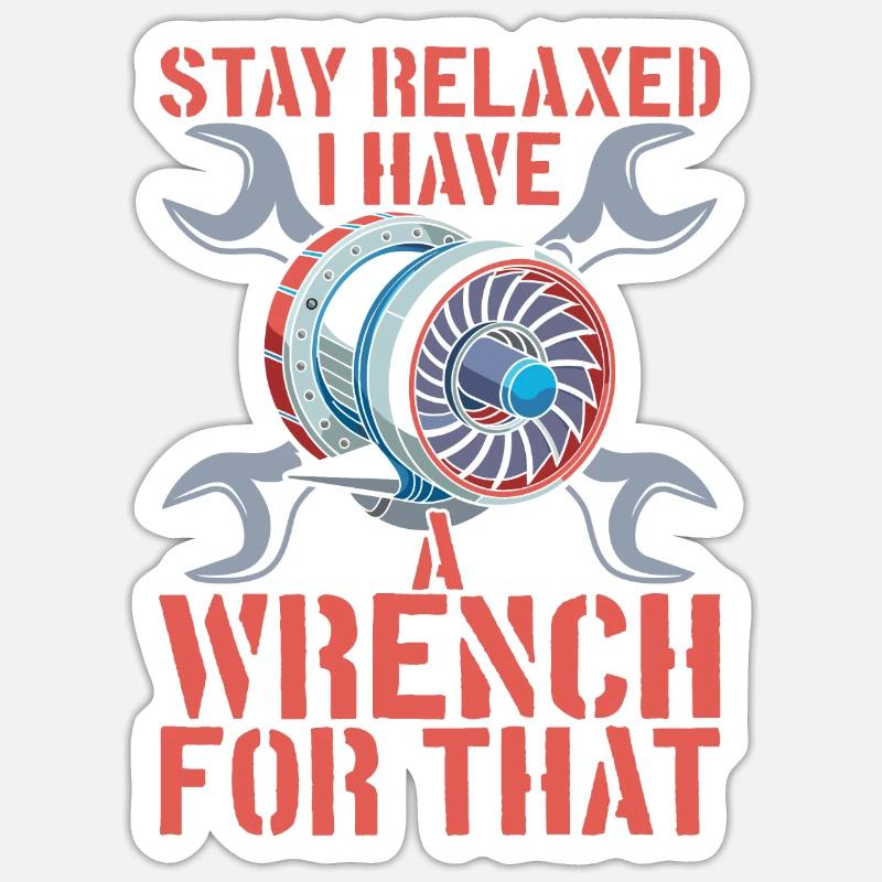 Flight Engineer Sticker size S (10 x 10 cm)