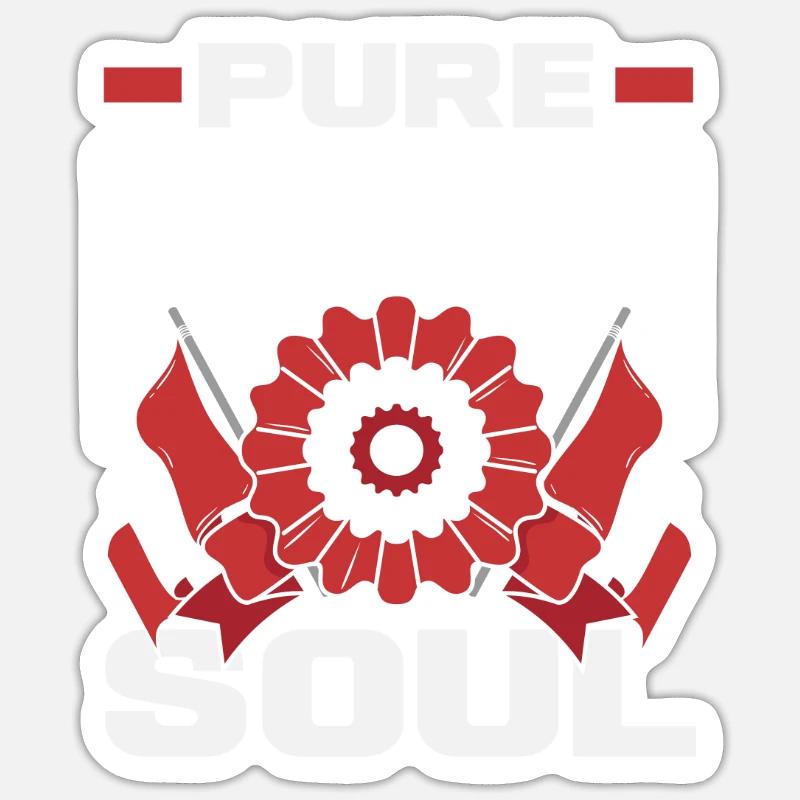 Peru Peruaner Geschenk - Sticker Größe S (10 x 10 cm) - Mattweiß