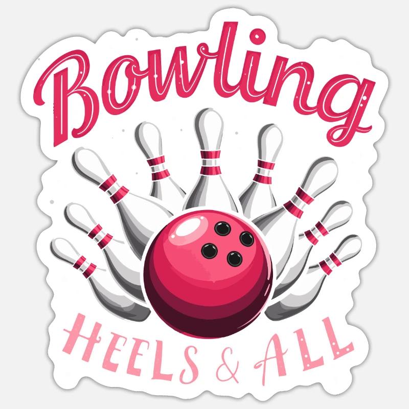 BOWLING Sticker taille S (10 x 10 cm)