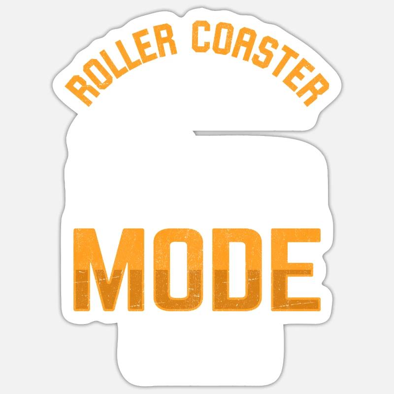 Roller Coaster Theme Park Sticker size S (10 x 10 cm)