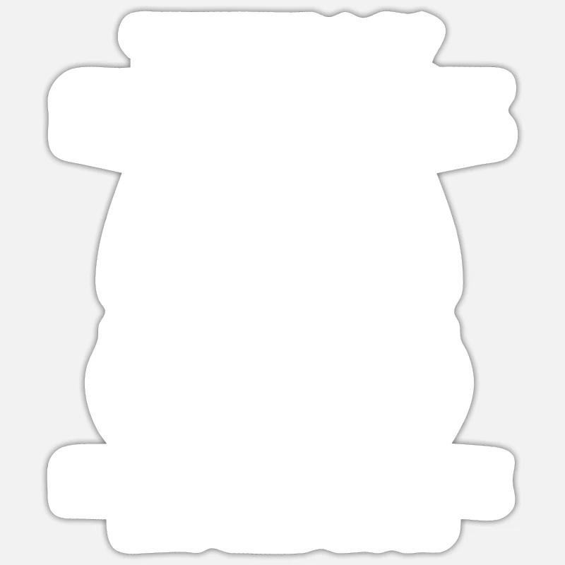 Sousaphone - Sticker Größe S (10 x 10 cm) - Mattweiß