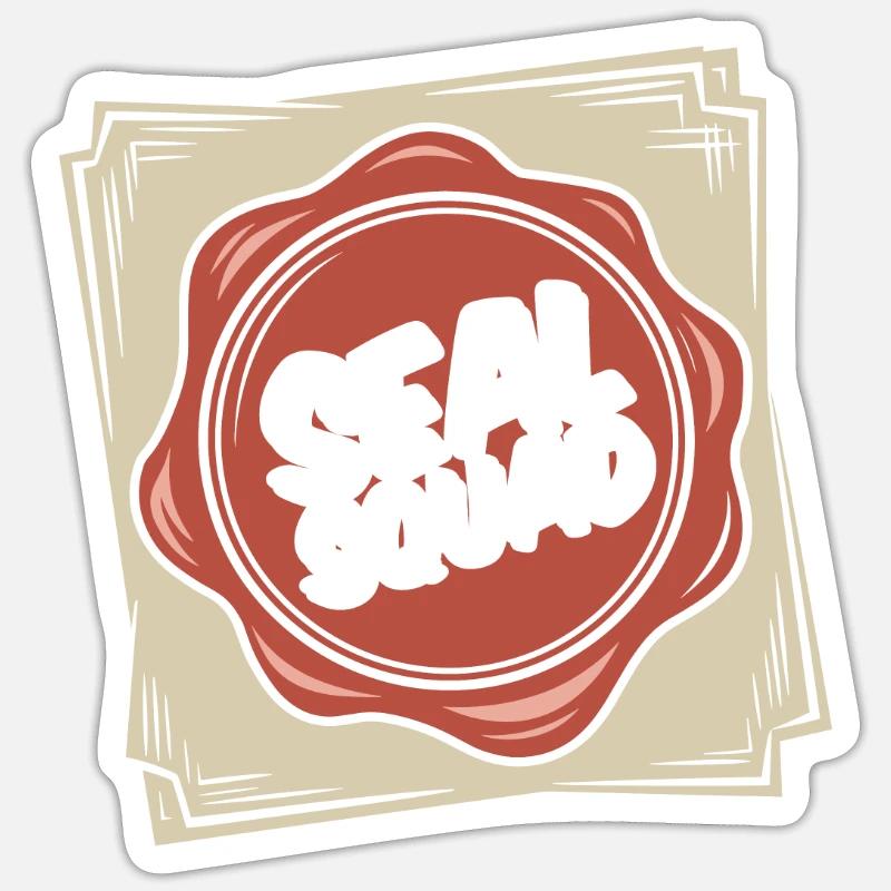 Notar Kader - Sticker Größe S (10 x 10 cm) - Mattweiß