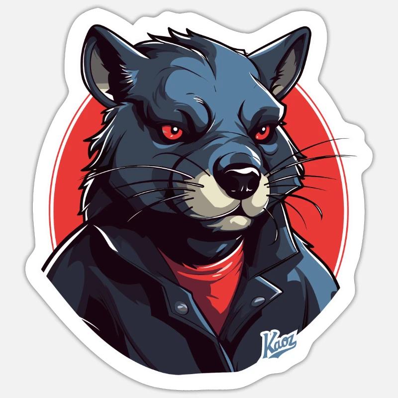 Tasmanian devil Sticker size S (10 x 10 cm)