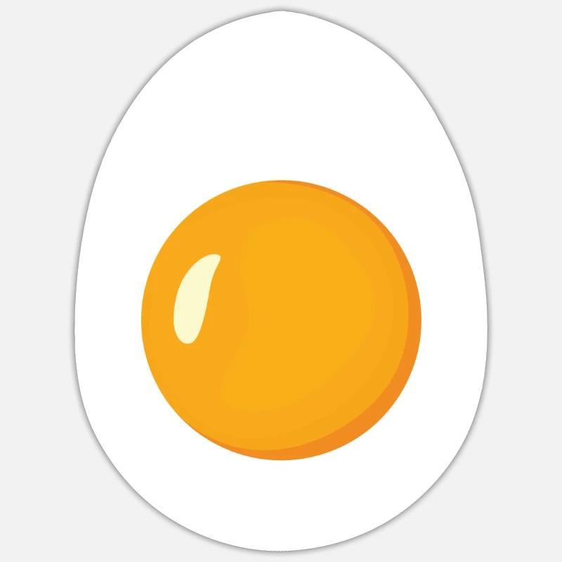 Devil's Egg Costume Funny Thanksgiving Devil's Egg - Sticker size S (10 x 10 cm) - white matte