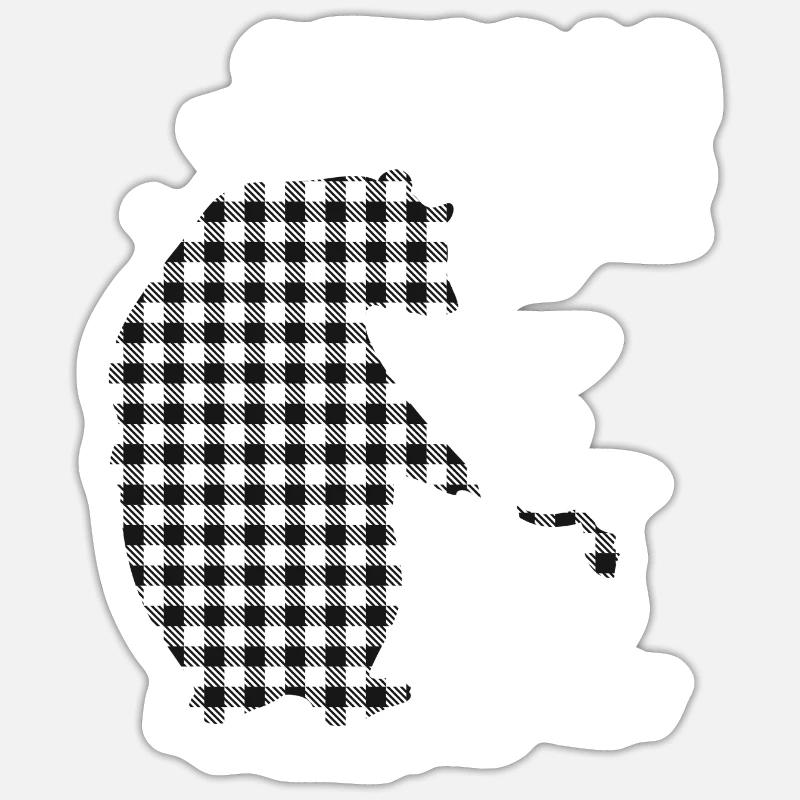 Stepdad Bear Sticker Größe S (10 x 10 cm)