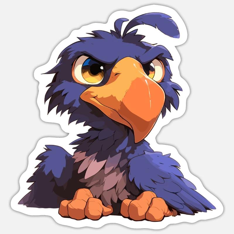Dodos Dodo - Sticker size S (10 x 10 cm) - white matte