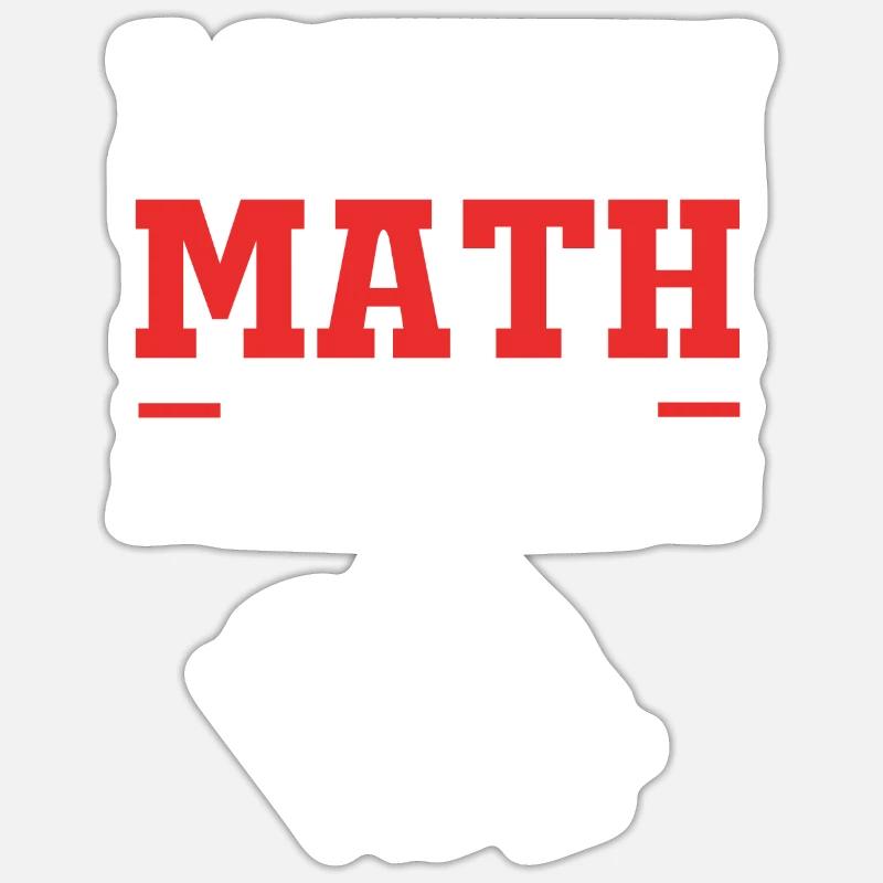 Mathematics - Sticker size S (10 x 10 cm) - white matte
