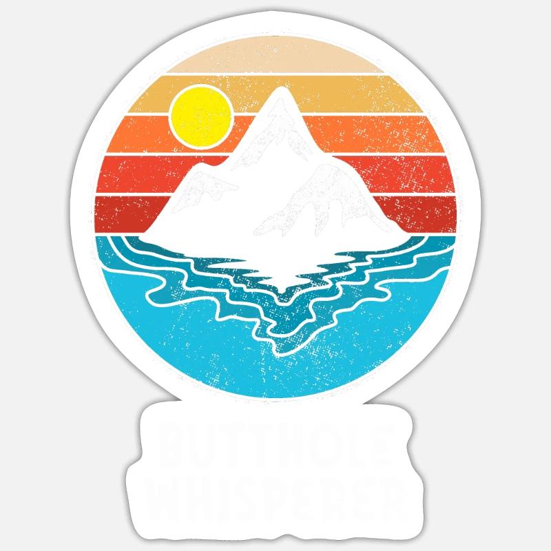 Arschloch-Flüsterer Sticker Größe S (10 x 10 cm)