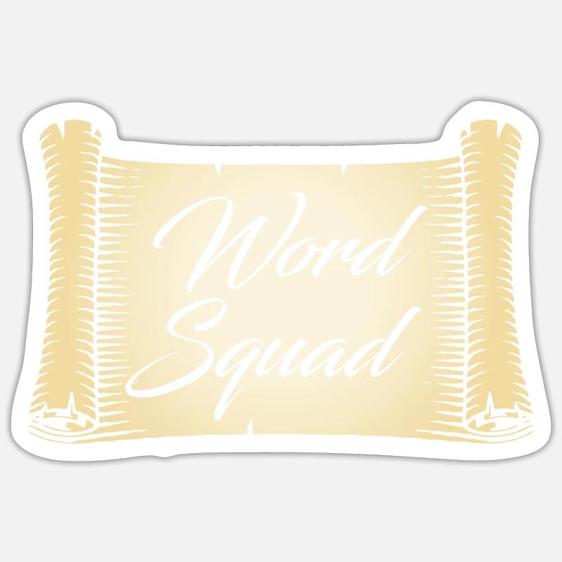 Philologue Kader - Sticker taille S (10 x 10 cm) - blanc mat