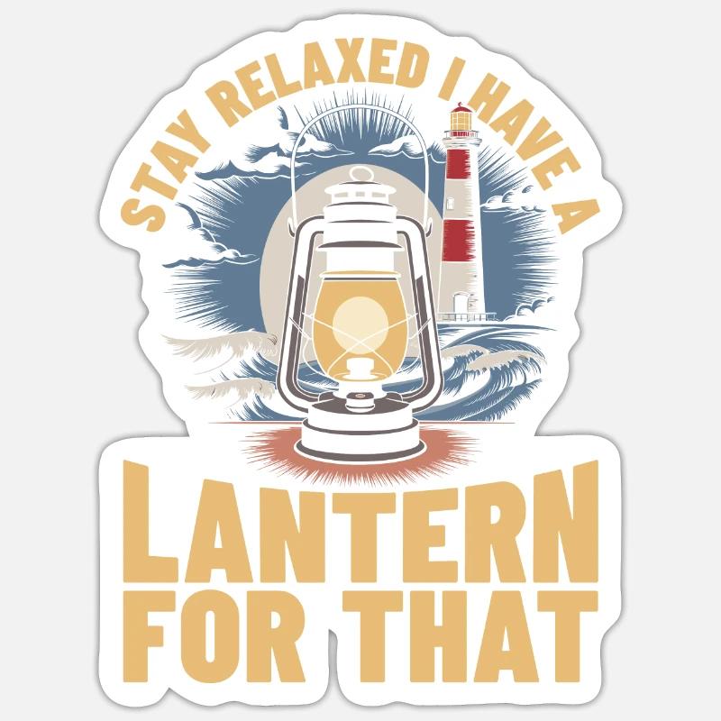 Lighthouse keeper Sticker size S (10 x 10 cm)