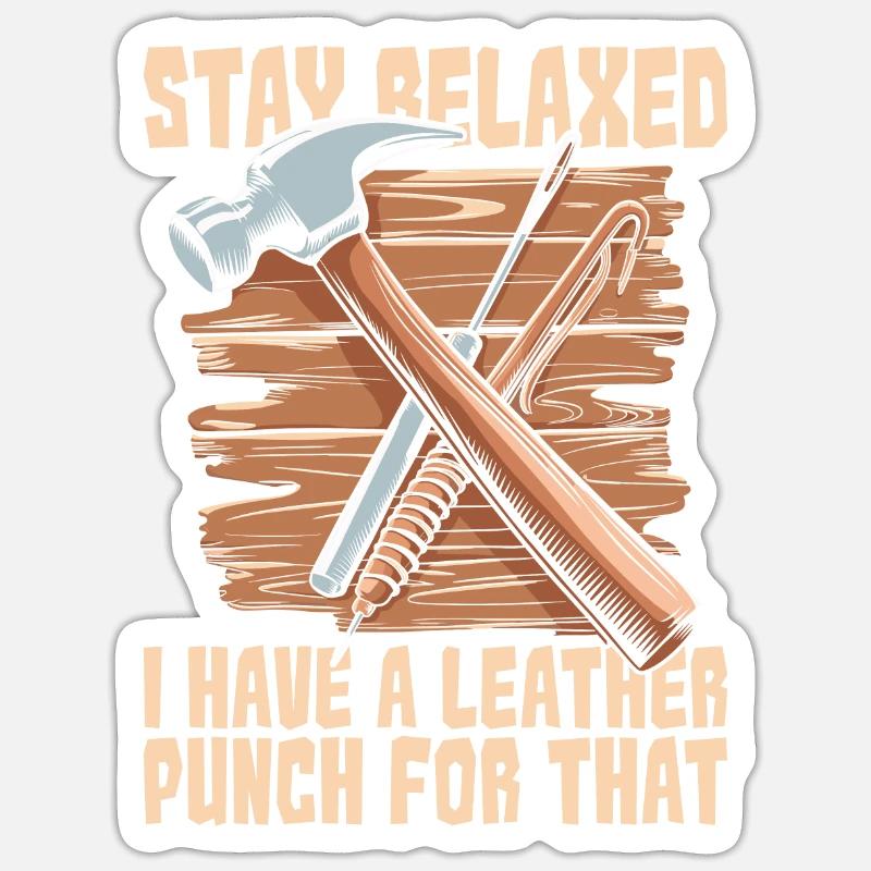 Lederer Sticker Größe S (10 x 10 cm)