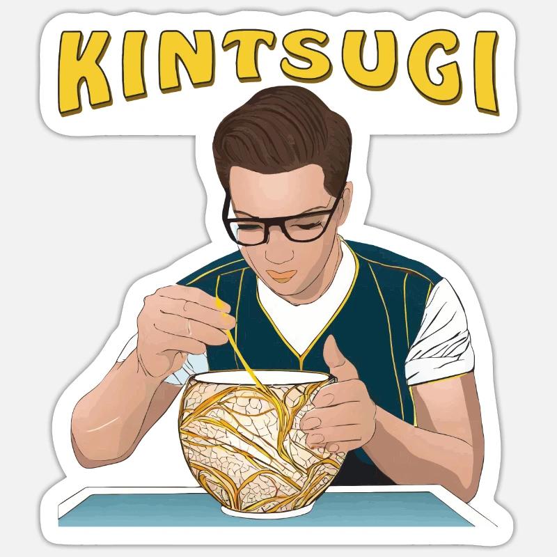 KINTSUGI Sticker Größe S (10 x 10 cm)