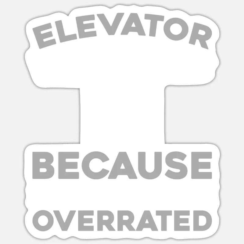 Elevator Elevator Sticker size S (10 x 10 cm)