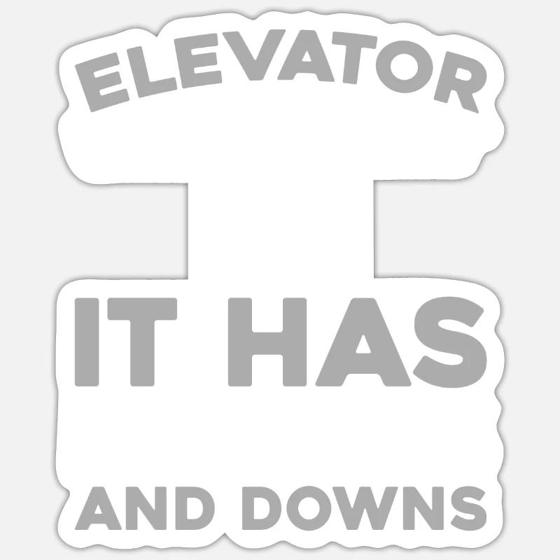 Elevator Elevator Sticker size S (10 x 10 cm)